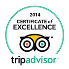 Tripadvisor -2014 Certificate of Excellence